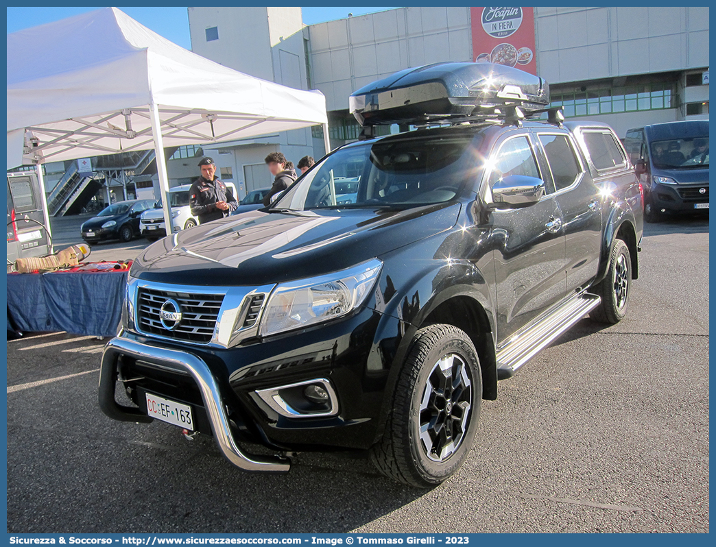 CC EF163
Arma dei Carabinieri
7° Reggimento Carabinieri "Trentino-Alto Adige"
Nissan Navara III serie
Parole chiave: CC;C.C.;Arma;dei;Carabinieri;7°;Reggimento;Carabinieri;Trentino;Alto Adige;Nissan;Navara