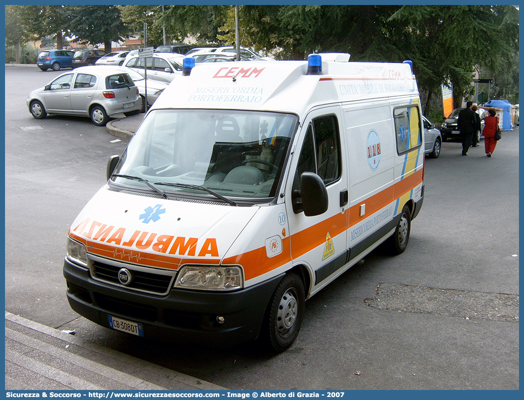 10
Misericordia Portoferraio
Fiat Ducato II serie restyling
Allestitore Alessi e Becagli S.n.c.
Parole chiave: Misericordie;Misericordia;Ambulanza;Autoambulanza;Fiat;Ducato;Alessi e Becagli;Portoferraio