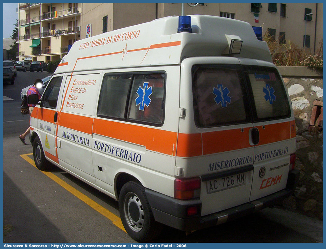 7
Misericordia Portoferraio
Volkswagen Transporter T4
Parole chiave: Misericordie;Misericordia;Ambulanza;Autoambulanza;Volkswagen;Transporter;T4;Portoferraio