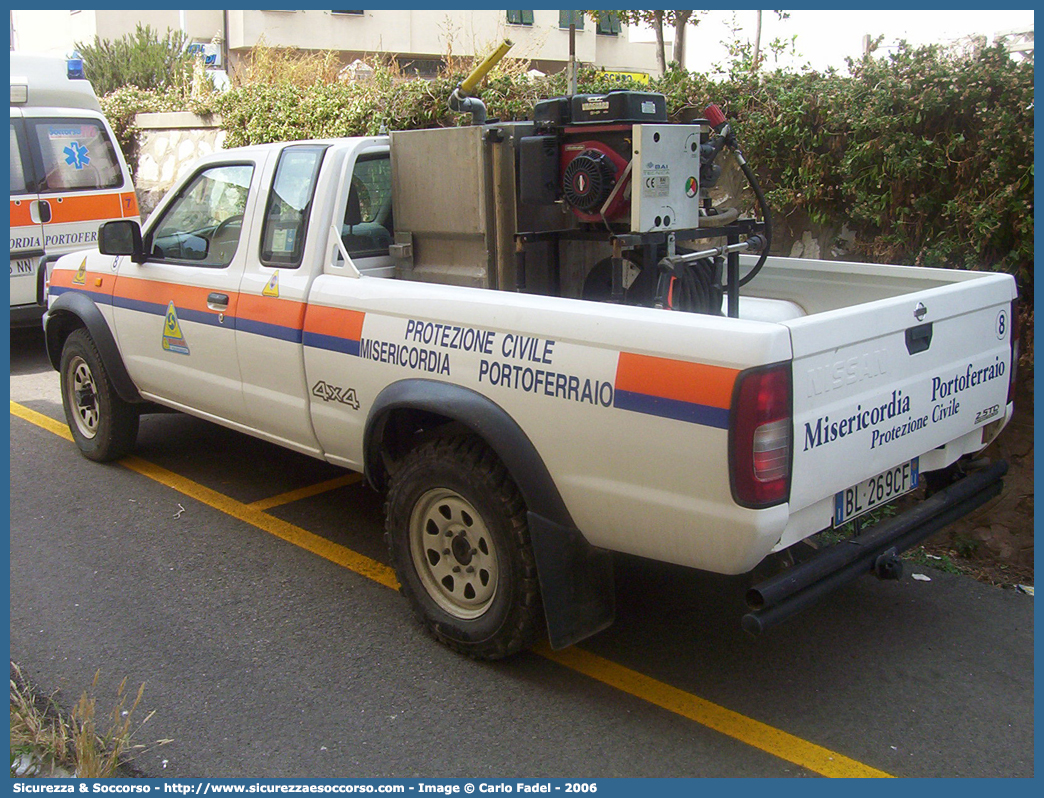 8
Misericordia Portoferraio
Nissan Navara I serie 
Parole chiave: Misericordie;Misericordia;Portoferraio;Nissan;Navara