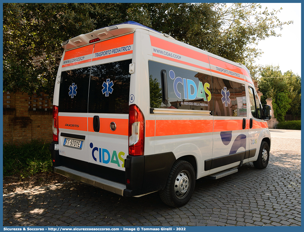 4
CIDAS
Cooperativa Inserimento Disabili
Assistenza Solidarietà
Fiat Ducato III serie restyling
Allestitore MAF S.n.c.
Parole chiave: CIDAS;Fiat;Ducato;X290;MAF;Ambulanza;Autoambulanza