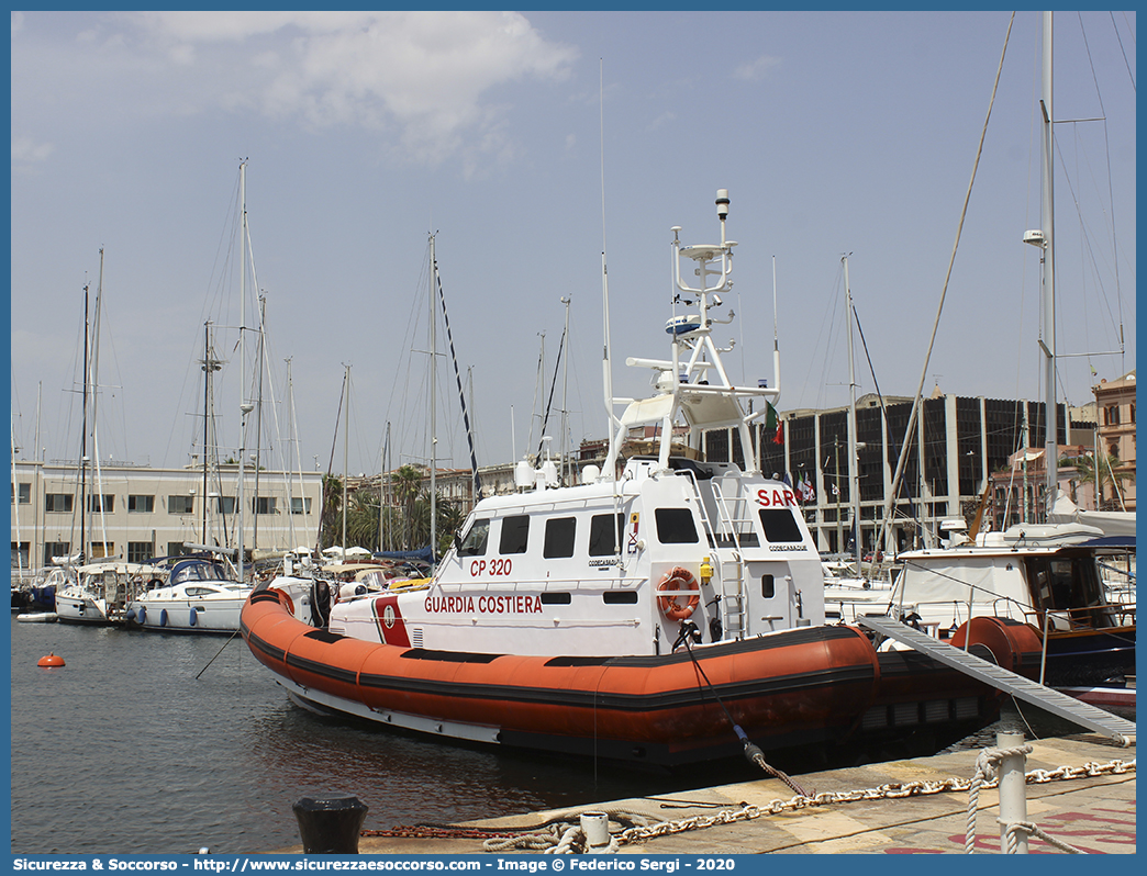 CP 320
Corpo delle Capitanerie di Porto
Guardia Costiera
Vedetta SAR Ognitempo Classe 300
"Ammiraglio Francese"
Cantieri Navali CodecasaDue S.p.A.
Parole chiave: CP;C.P.;G.C.;GC;Guardia;Costiera;Capitaneria;Capitanerie;Porto;Vedetta;Vedette;Costiera;Costiere;Classe;300;SAR;Ammiraglio;Francese;Codecasa