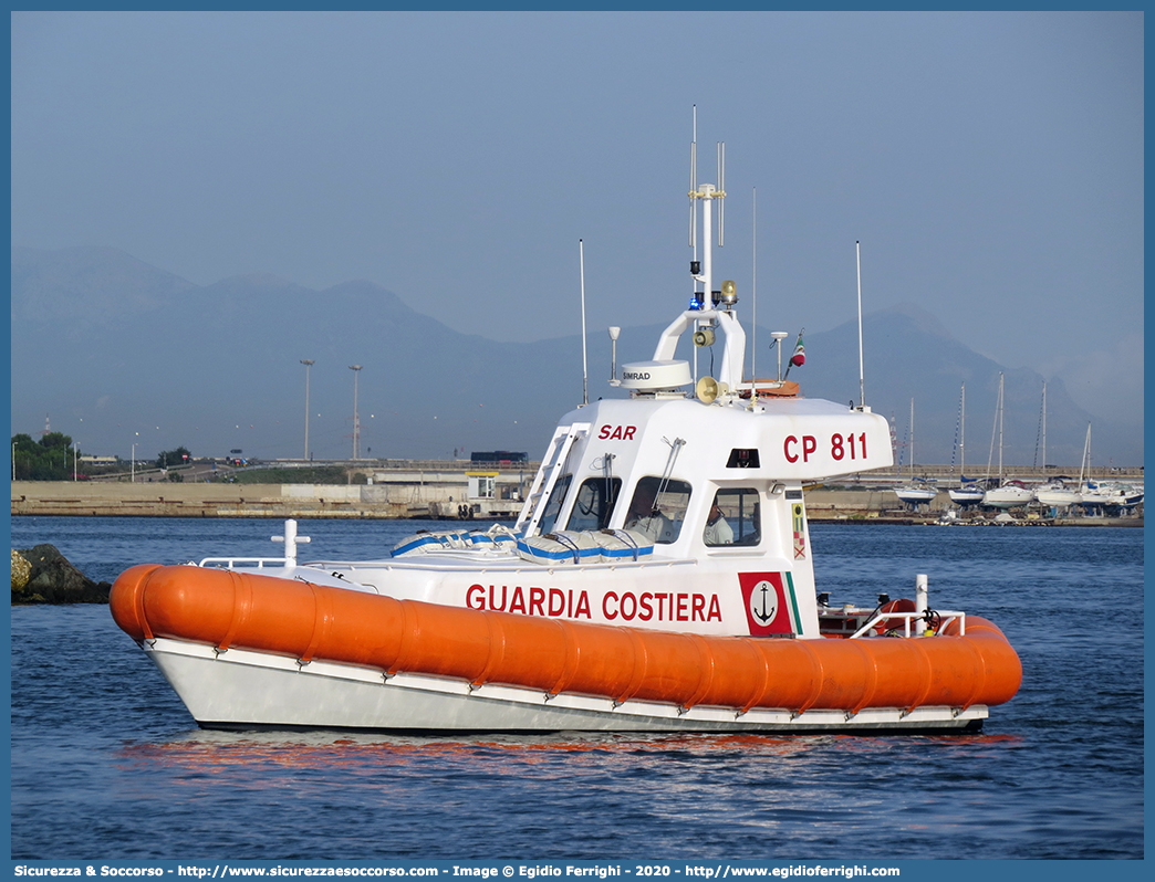 CP 811
Corpo delle Capitanerie di Porto
Guardia Costiera
Vedetta Costiera Classe 802
Cantieri Navali CodecasaDue S.p.A.
Parole chiave: CP;C.P.;G.C.;GC;Guardia;Costiera;Capitaneria;Capitanerie;Porto;Vedetta;Vedette;Costiera;Costiere;Classe;802;CodecasaDue