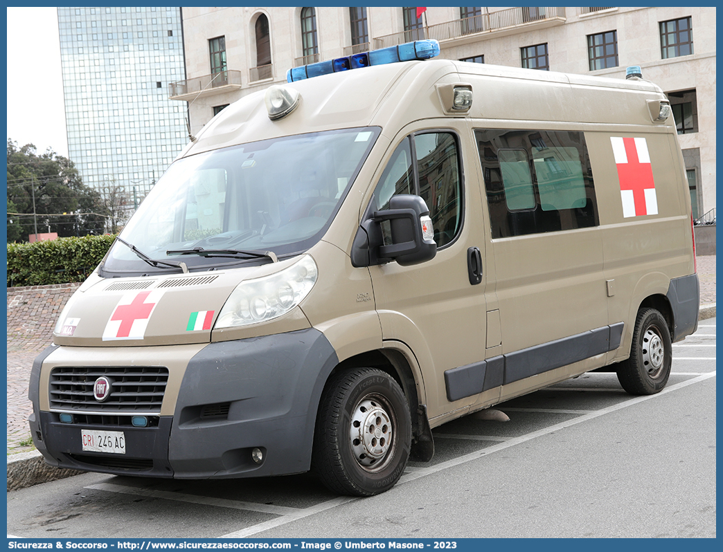 CRI 246AC
Croce Rossa Italiana
Corpo Militare
Fiat Ducato III serie
Allestitore Mobitecno - NewCoCar S.r.l.
Parole chiave: CRIM;C.R.I.M.;Croce;Rossa;Italiana;Corpo;Militare;Fiat;Ducato;Mobitecno;NewCoCar