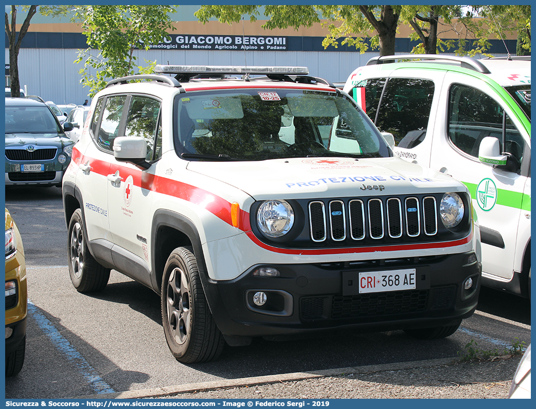 CRI 368AE
Croce Rossa Italiana
Cuneo
Jeep Renegade I serie
Parole chiave: CRI;C.R.I.;Croce;Rossa;Italiana;Cuneo;Jeep;Renegade;Protezione;Civile