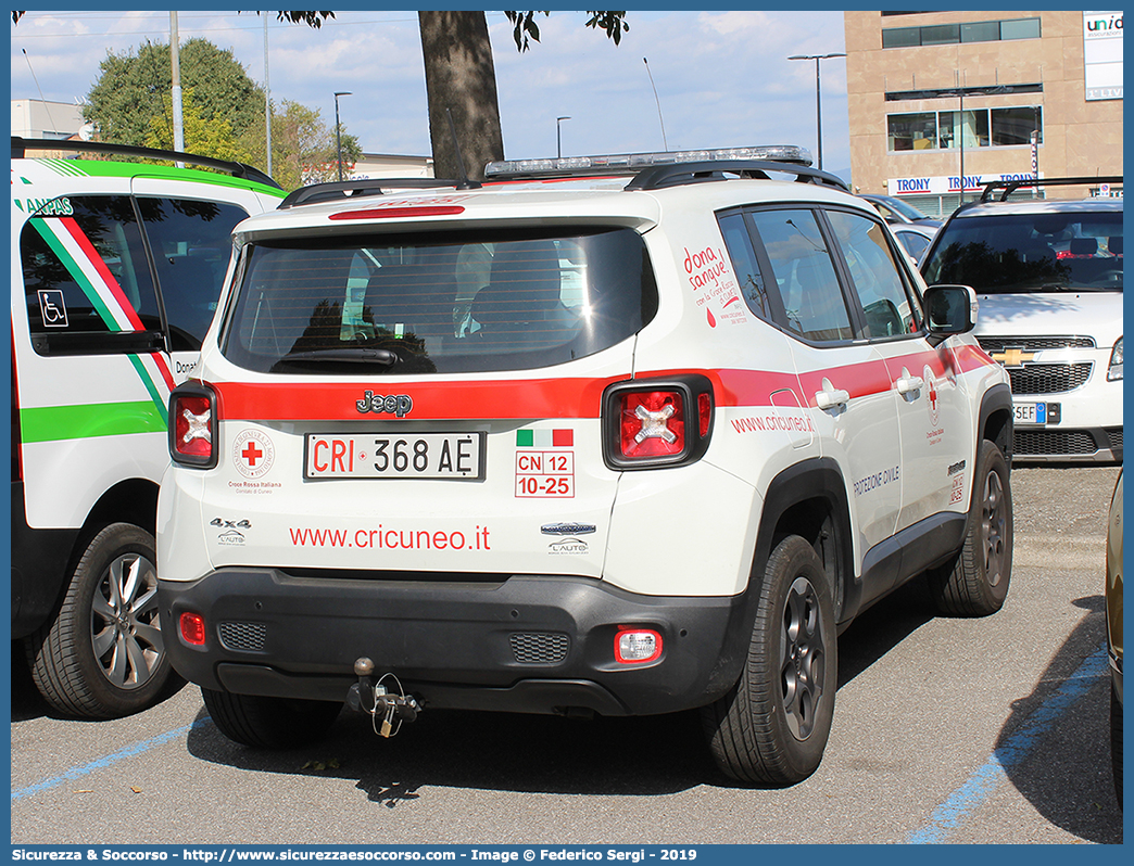 CRI 368AE
Croce Rossa Italiana
Cuneo
Jeep Renegade I serie
Parole chiave: CRI;C.R.I.;Croce;Rossa;Italiana;Cuneo;Jeep;Renegade;Protezione;Civile