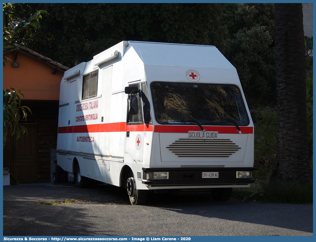 CRI 428AC
Croce Rossa Italiana
Ventimiglia (IM)
Iveco EuroCargo 100E21 I serie
Allestitore AVS S.a.s.
Parole chiave: CRI;C.R.I.;Croce;Rossa;Italiana;Iveco;EuroCargo;100E21;Ventimiglia;AVS