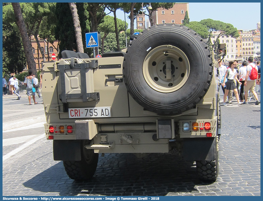 CRI 755AD
Croce Rossa Italiana
Corpo Militare
Iveco VM90 Torpedo
Parole chiave: CRIM;C.R.I.M.;Croce;Rossa;Italiana;Corpo;Militare;Iveco;VM90;VM90T;Torpedo