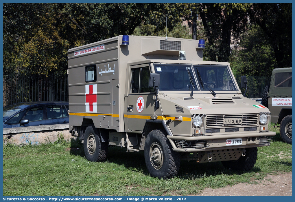 CRI A490C
Croce Rossa Italiana
Corpo Militare
Iveco VM 90
Allestitore Mussa & Graziano S.r.l.
Parole chiave: CRIM;C.R.I.M.;Croce;Rossa;Italiana;Corpo;Militare;Iveco;VM90;VM;90;Mussa;Graziano