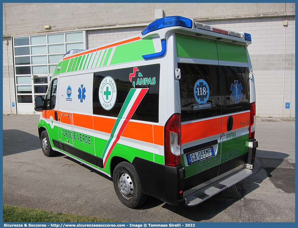 Victor 70
Associazione Volontaria Pubblica
Croce Verde Adria
Fiat Ducato III serie restyling
Allestitore EDM S.r.l.
Parole chiave: AVP;A.V.P.;Associazione;Volontaria;Pubblica;Croce;Verde;Adria;Autoambulanza;Ambulanza;Fiat;Ducato;EDM