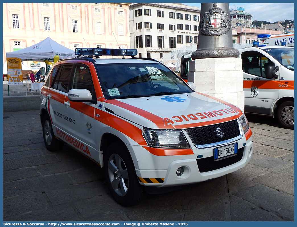 -
P.A. Croce Verde Recco
Suzuki Grand Vitara III serie
Allestitore AVS S.a.s.
Parole chiave: P.A.;PA;Croce;Verde;Recco;Suzuki;Grand;Vitara;A.V.S.;AVS