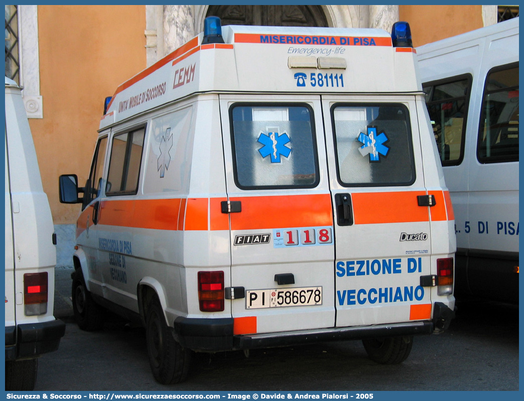 -
Misericordia di Pisa
Sezione di Vecchiano
Fiat Ducato I serie
Allestitore MAF S.n.c.
Parole chiave: Misericordie;Misericordia;Ambulanza;Autoambulanza;Fiat;Ducato;MAF;M.A.F.;Mariani;Alfredo;Pisa;Vecchiano