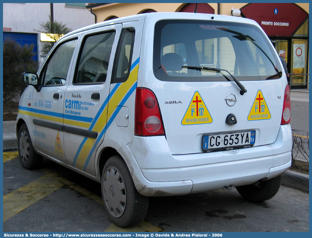 4
Misericordia di Castel Bolognese
Opel Agila I serie
Parole chiave: Misericordie;Misericordia;Opel;Agila;Castel;Bolognese