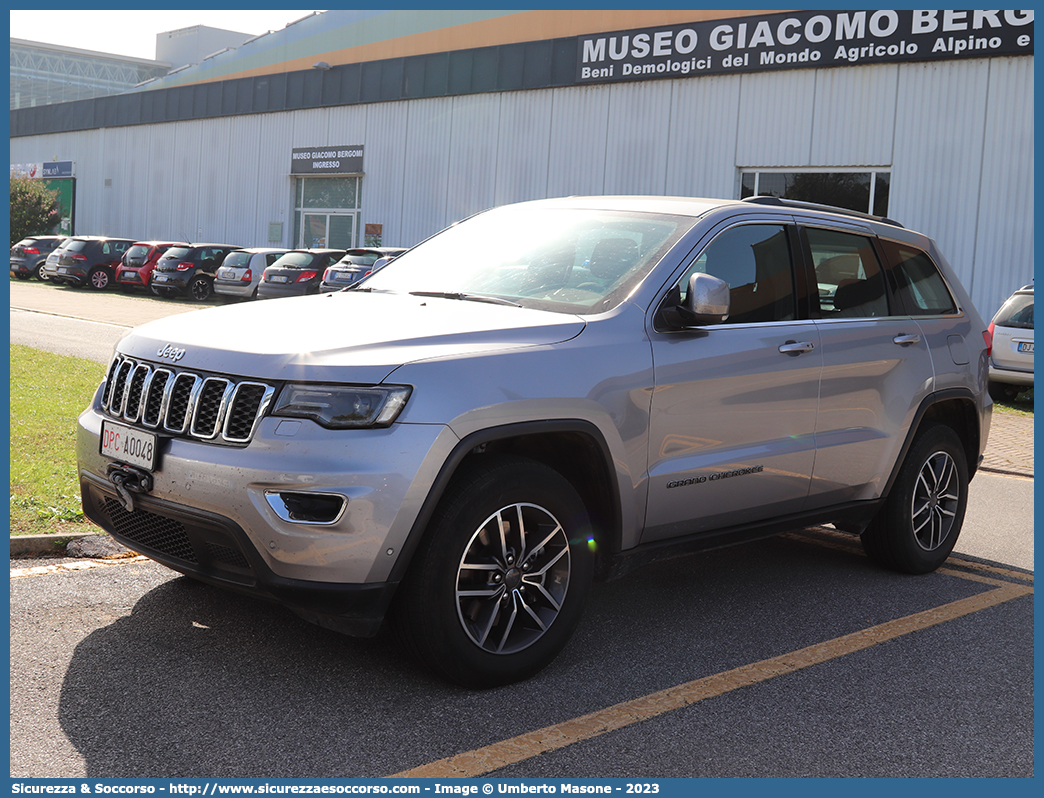 DPC A0048
Dipartimento Nazionale
Protezione Civile
Jeep Grand Cherokee V serie
Parole chiave: DPC;D.P.C.;Dipartimento;Nazionale;Protezione;Civile;Jeep;Grand;Cherokee