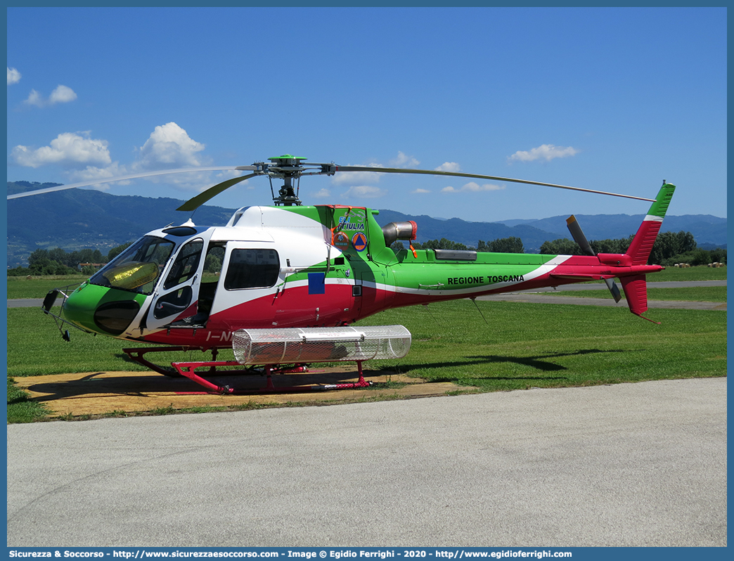 I-NEED
Protezione Civile
Regione Toscana
Eurocopter AS350B3 Ecureuil
Parole chiave: PC;P.C.;Protezione;Civile;Regione;Toscana;Eurocopter;AS350B3;Ecureuil