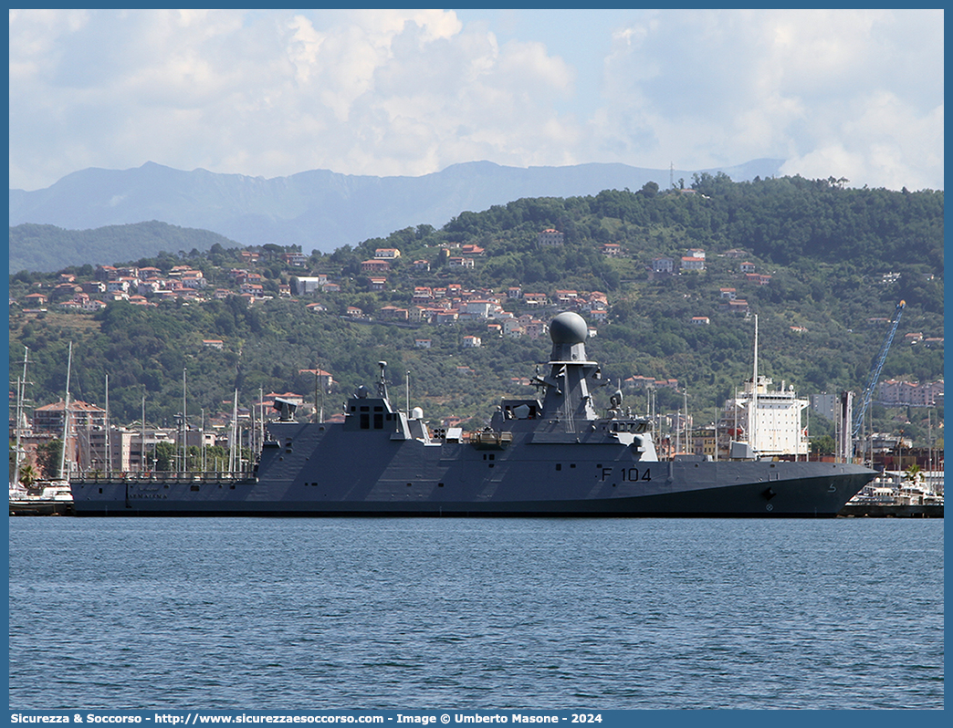 F104 "Sumaysimah"
State of Qatar
Qatari Emiri Naval Forces
Doha-class Corvettes
Parole chiave: Qatar;Emiri;Naval;Forces;Doha-class;Corvettes;Fincantieri