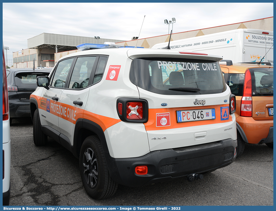 PC 046
Regione Friuli Venezia Giulia
Jeep Renegade I serie restyling
Parole chiave: PC;P.C.;Protezione;Civile;Friuli;Venezia Giulia;Jeep;Renegade