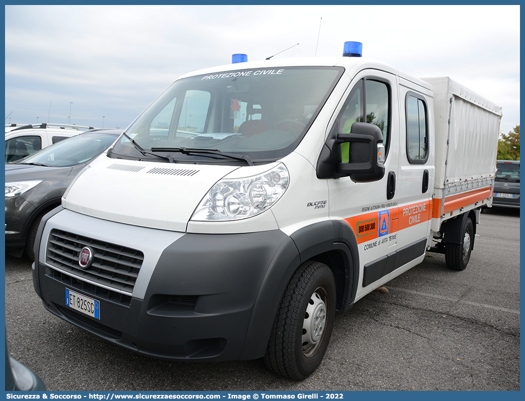 -
Regione Friuli Venezia Giulia
Comune di Arta Terme
Fiat Ducato III serie
Parole chiave: PC;P.C.;Protezione;Civile;Friuli;Venezia Giulia;Arta Terme;Fiat;Ducato