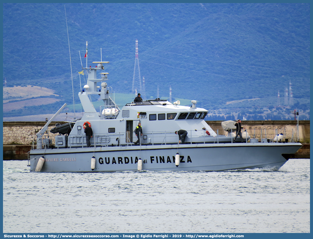 G.204 "Finanziere Garulli"
Guardia di Finanza
R.O.A.N. Componente Navale
Guardacoste Classe "Buratti"
Parole chiave: GdiF;G.D.F.;GDF;Guardia;di;Finanza;R.O.A.N.;ROAN;Componente;Navale;Guardacoste;Buratti