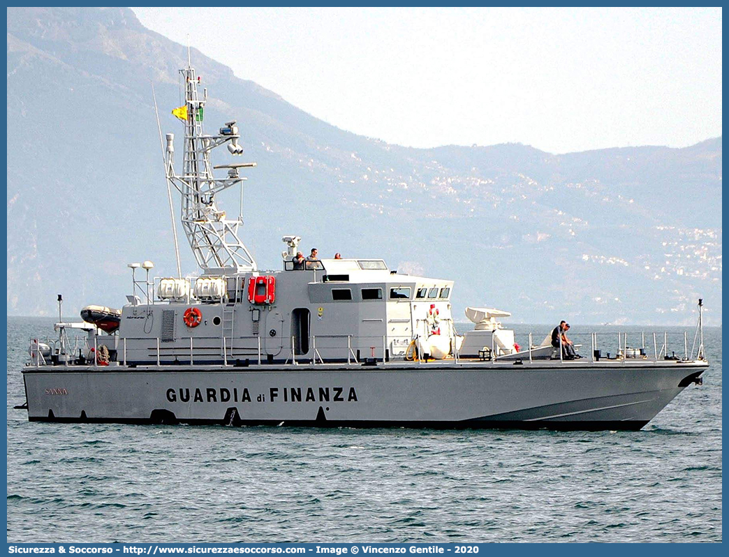 G.117 "Sanna"
Guardia di Finanza
R.O.A.N. Componente Navale
Guardacoste Classe "Bigliani"
Parole chiave: GdiF;G.D.F.;GDF;Guardia;di;Finanza;R.O.A.N.;ROAN;Componente;Navale;Guardacoste;Bigliani