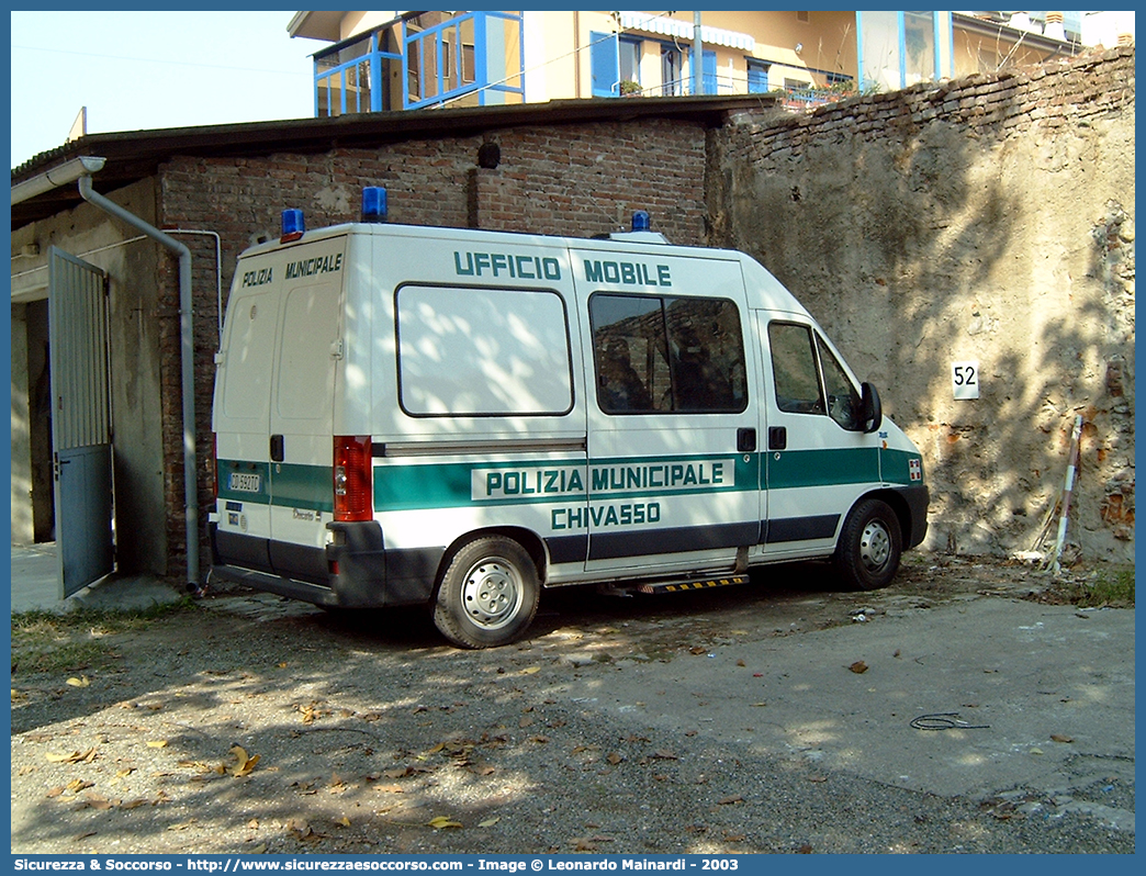 -
Polizia Municipale
Comune di Chivasso
Fiat Ducato II serie restyling
Parole chiave: PL;P.L.;PM;P.M.;Polizia;Locale;Municipale;Chivasso;Fiat;Ducato