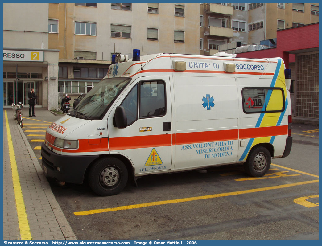 MOMS05
Misericordia di Modena
Fiat Ducato II serie
Allestitore Bollanti S.r.l.
Parole chiave: Misericordie;Misericordia;Ambulanza;Autoambulanza;Fiat;Ducato;Bollanti