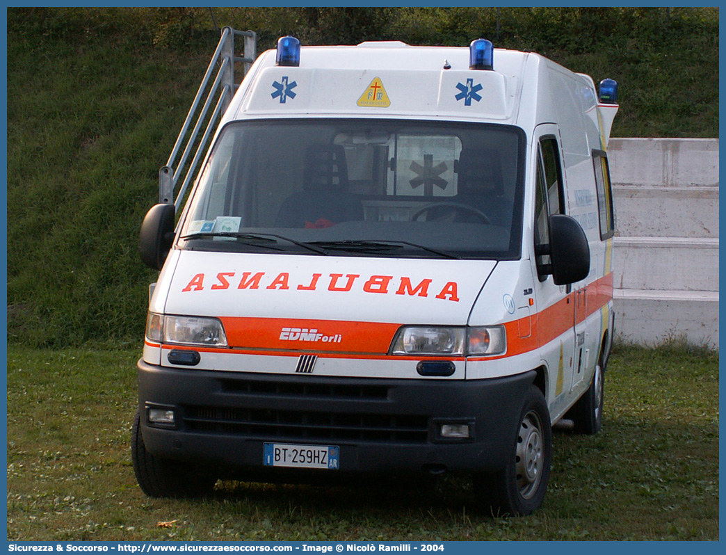 01
Misericordia di Pieve S. Stefano
Fiat Ducato II serie
Allestitore EDM S.r.l.
Parole chiave: Misericordie;Misericordia;Ambulanza;Autoambulanza;Fiat;Ducato;EDM;E.D.M.