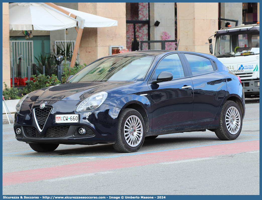 MM CW660
Marina Militare Italiana
Alfa Romeo Nuova Giulietta
I serie II restyling
Parole chiave: MMI;M.M.I.;Marina;Militare;Italiana;Alfa;Romeo;Nuova;Giulietta