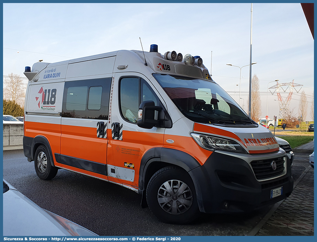 MO 1624
118 Modena Soccorso
Fiat Ducato III serie restyling
Allestitore Vision S.r.l.
Parole chiave: 118;Modena;Soccorso;Ambulanza;Autoambulanza;Fiat;Ducato;X290;X 290;Vision