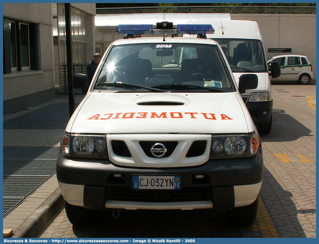 -
Misericordia di Galeata
Nissan Terrano II serie
Allestitore EDM S.r.l.
Parole chiave: Misericordie;Misericordia;Nissan;Terrano;EDM;E.D.M.;Galeata