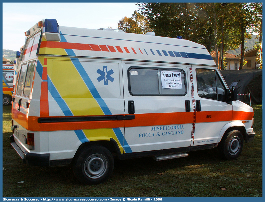 562
Misericordia Rocca San Casciano
Fiat Ducato I serie restyling
Allestitore EDM S.r.l.
Parole chiave: Misericordie;Misericordia;Ambulanza;Autoambulanza;Fiat;Ducato;Rocca;San;Casciano;EDM;E.D.M.