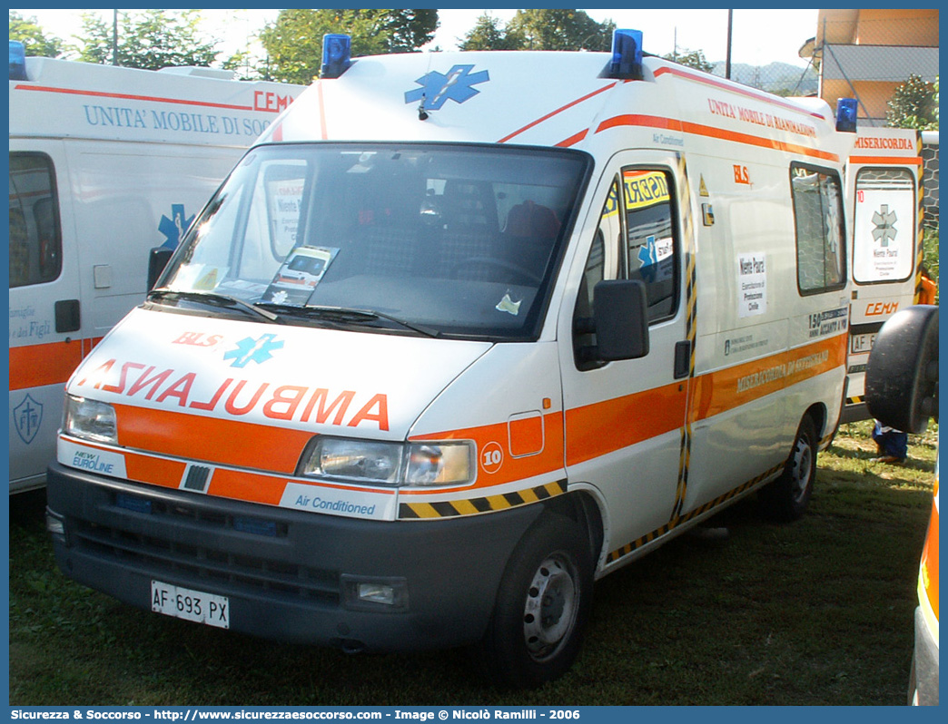 10
Misericordia di Settignano
Fiat Ducato II serie
Allestitore CEVI S.n.c.
Parole chiave: Misericordie;Misericordia;Settignano;Fiat;Ducato;CEVI