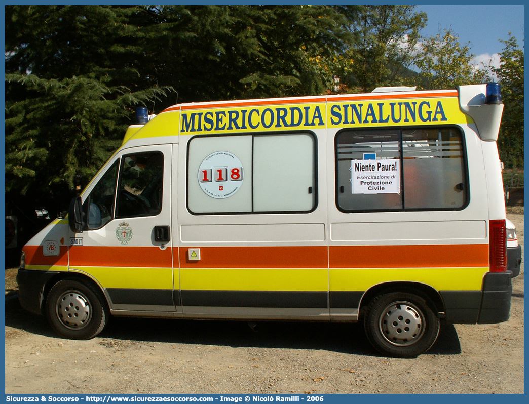 SI MI 17
Misericordia Sinalunga
Fiat Ducato II serie restyling
Allestitore Alessi e Becagli S.n.c.
Parole chiave: Misericordie;Misericordia;Ambulanza;Autoambulanza;Fiat;Ducato;Alessi e Becagli;Sinalunga