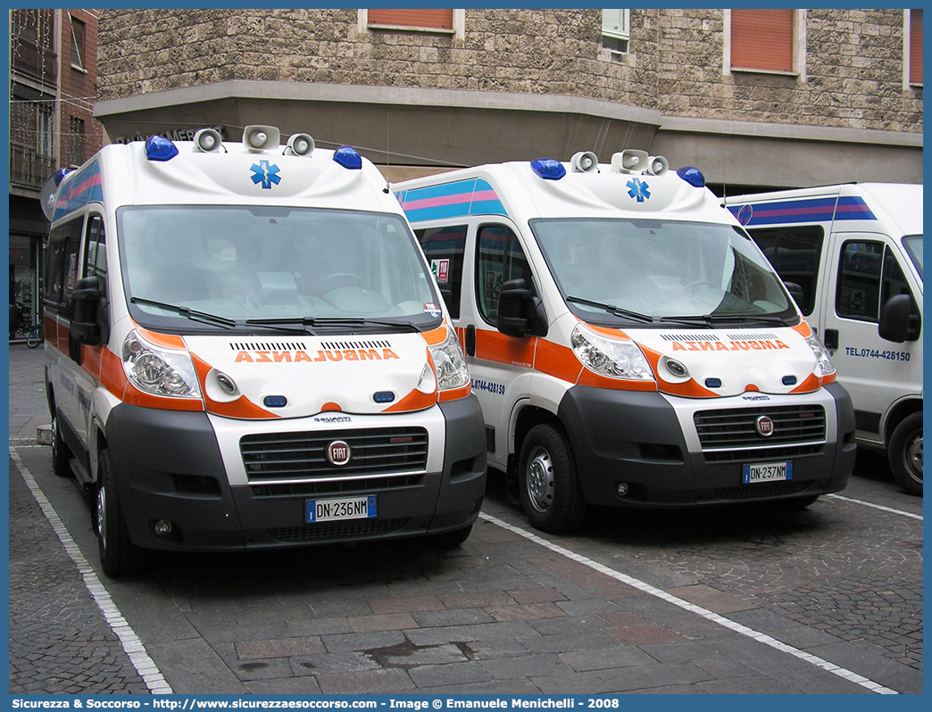 -
O.P. Pubblica Assistenza Terni ODV
Fiat Ducato III serie
Allestitore Bollanti S.r.l.
Parole chiave: O.P.;OP;P.A.;PA;Opera;Pia;Pubblica;Assistenza;Terni;Fiat;Ducato;Bollanti;Ambulanza;Autoambulanza