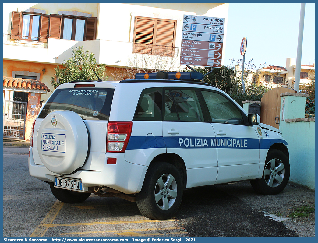 -
Polizia Municipale
Comune di Palau
Suzuki Grand Vitara III serie
Parole chiave: PL;P.L.;PM;P.M.;Polizia;Locale;Municipale;Palau;Suzuki;Grand Vitara