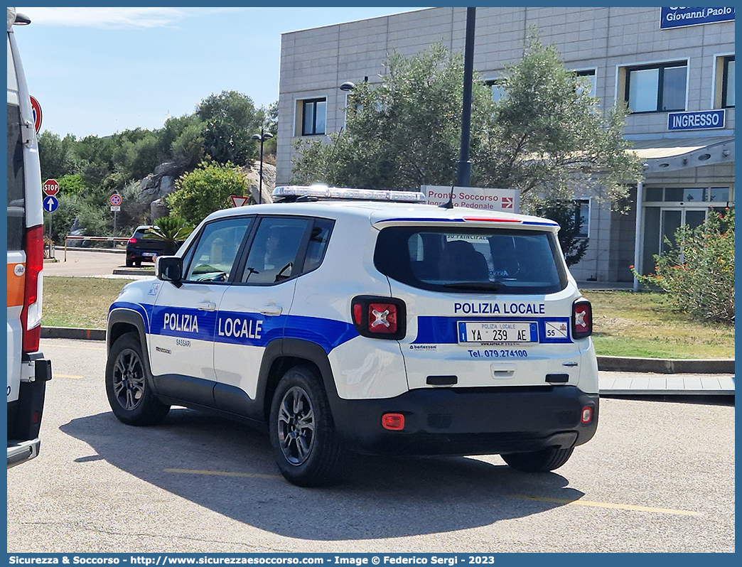 Polizia Locale YA239AE
Polizia Locale
Comune di Sassari
Jeep Renegade I serie restyling
Allestitore Bertazzoni S.r.l.
Parole chiave: PL;PM;P.L.;P.M.;Polizia;Locale;Municipale;Sassari;Jeep;Renegade;Bertazzoni