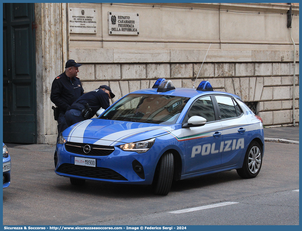 Polizia M8900
Polizia di Stato
Opel Corsa VI serie
Parole chiave: PS;P.S.;Polizia;di;Stato;Opel;Corsa