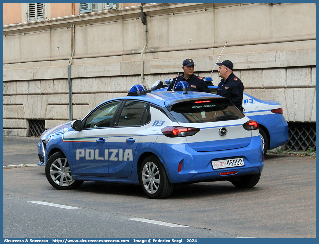 Polizia M8900
Polizia di Stato
Opel Corsa VI serie
Parole chiave: PS;P.S.;Polizia;di;Stato;Opel;Corsa