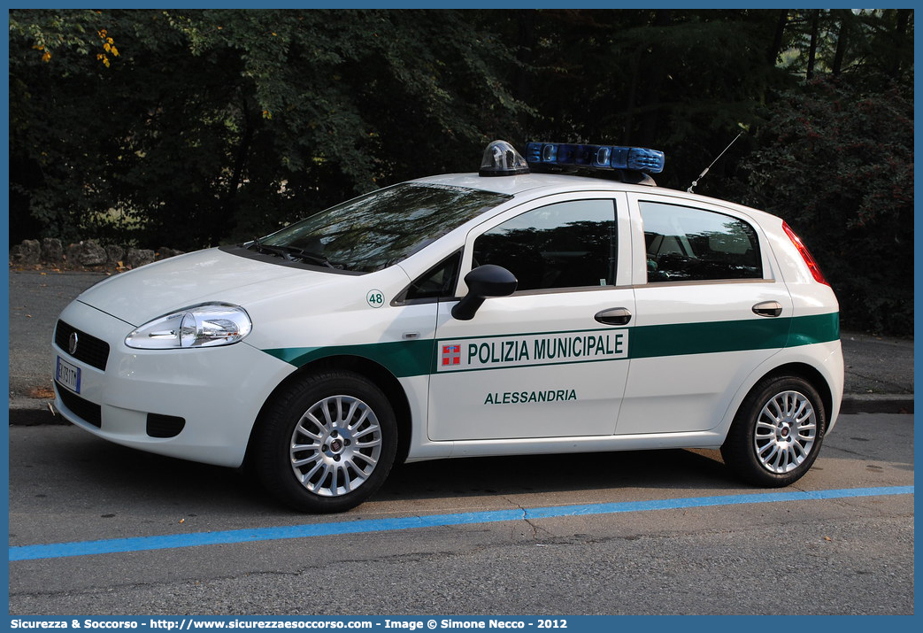 -
Polizia Municipale
Comune di Alessandria
Fiat Grande Punto
Parole chiave: PL;P.L.;PM;P.M.;Polizia;Locale;Municipale;Alessandria;Fiat;Grande;Punto