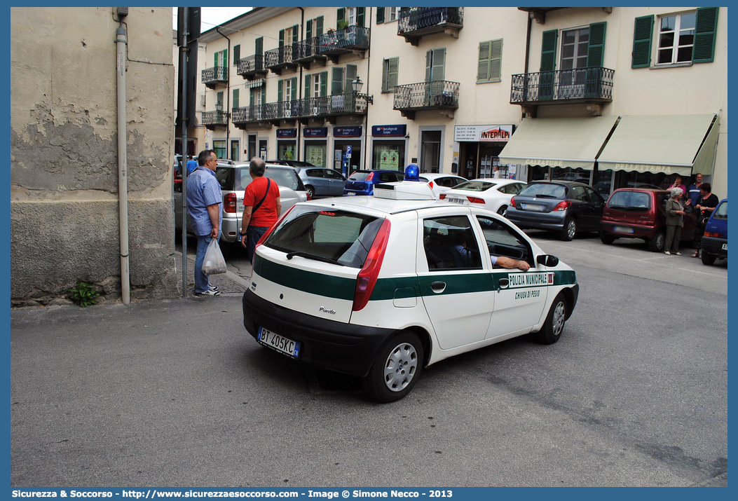 -
Polizia Municipale
Comune di Chiusa di Pesio
Fiat Punto II serie
Parole chiave: PL;P.L.;PM;P.M.;Polizia;Locale;Municipale;Chiusa di Pesio;Fiat;Punto