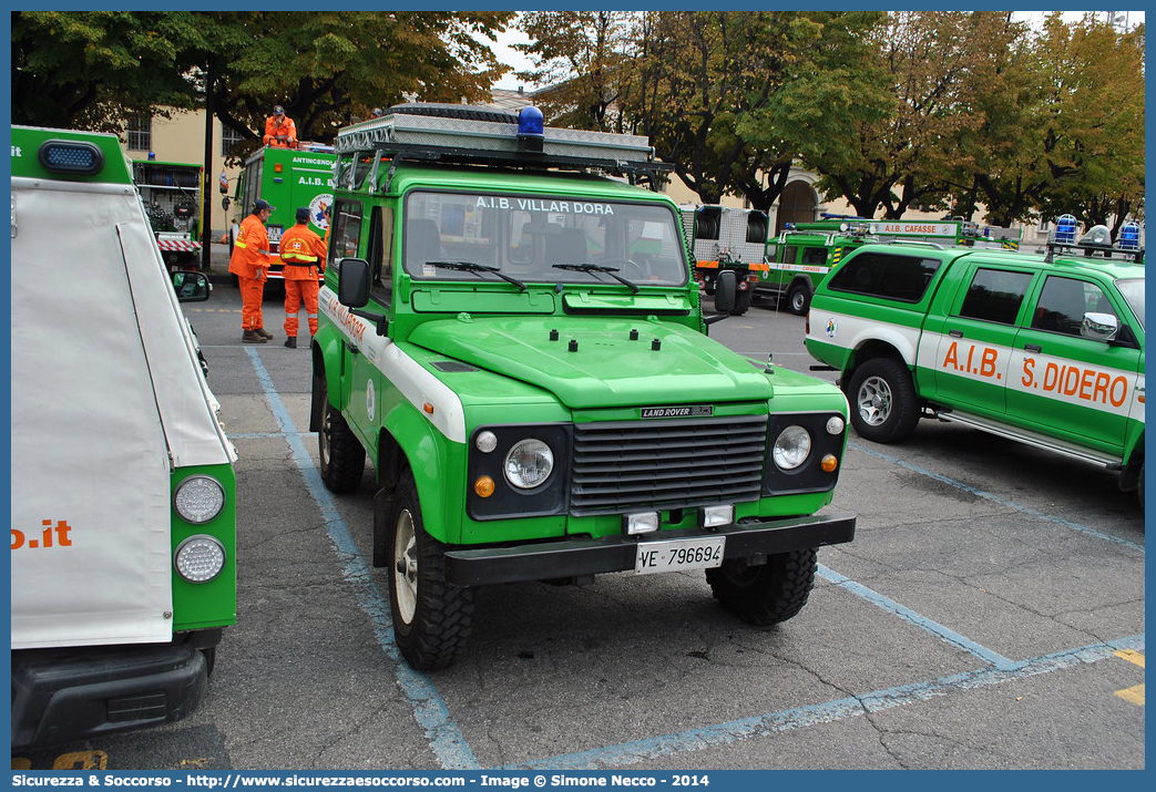 -
Corpo Volontari Antincendi Boschivi
Villar Dora (TO)
Land Rover Defender 90
Parole chiave: Corpo;Volontari;Antincendi;Boschivi;AIB;A.I.B.;Piemonte;Land Rover;Defender;90;Villar Dora