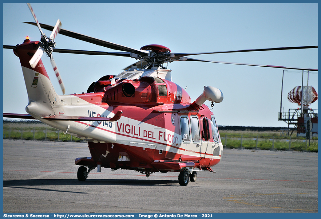 VF 146
Corpo Nazionale Vigili del Fuoco
Nucleo Elicotteri
Agusta Westland AW 139
Parole chiave: VVF;V.V.F.;Corpo;Nazionale;Vigili;del;Fuoco;AgustaWestland;Agusta;Westland;AW139;Elicottero;Elicotteri