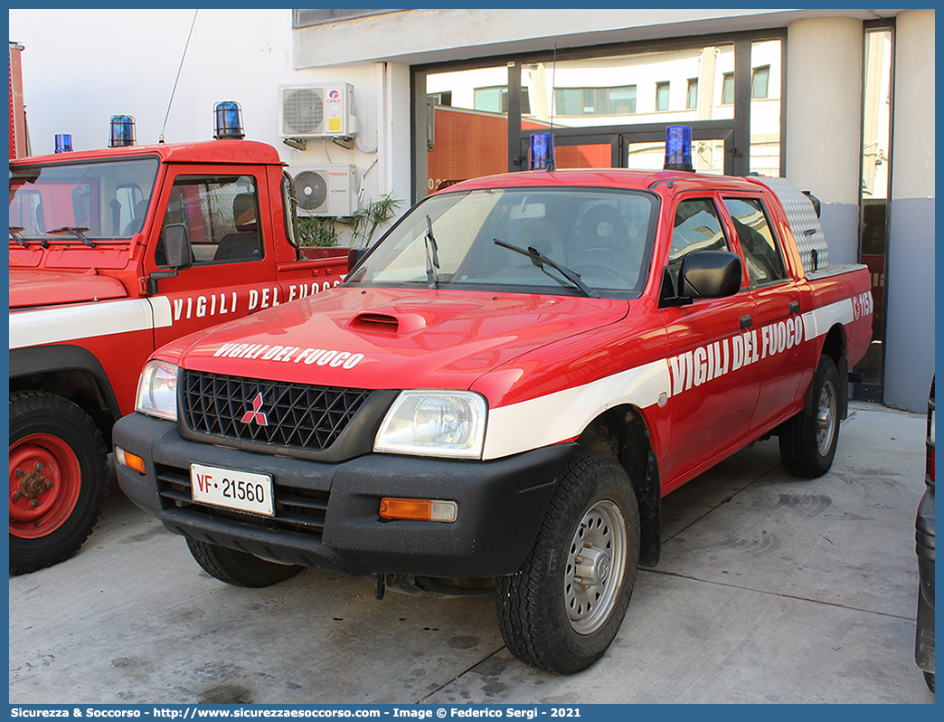 VF 21560
Corpo Nazionale Vigili del Fuoco
Mitsubishi L200 III serie restyling
Parole chiave: VVF;V.V.F.;Corpo;Nazionale;Vigili del Fuoco;Vigili;Fuoco;Mitsubishi;L200