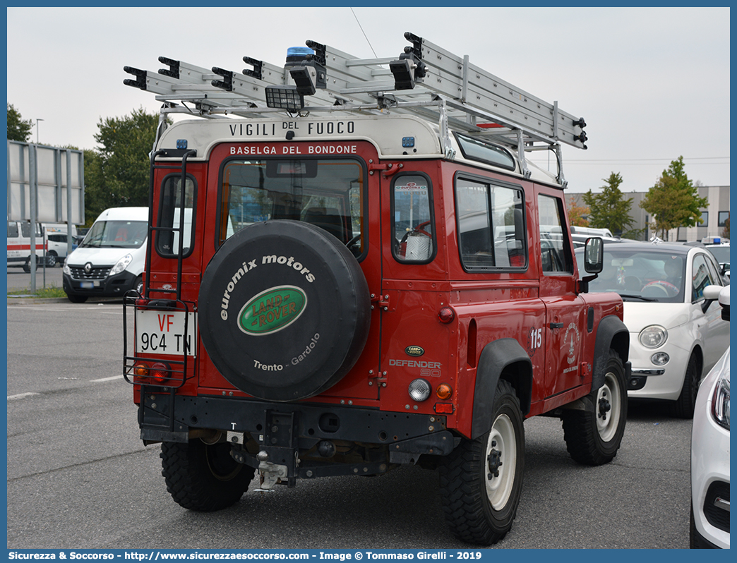 VF 9C4TN
Corpo Vigili del Fuoco Volontari
Baselga del Bondone
Land Rover Defender 90
Parole chiave: VFV;V.F.V.;Vigili;Fuoco;Volontari;Baselga;del;Bondone;Land Rover;Defender;90