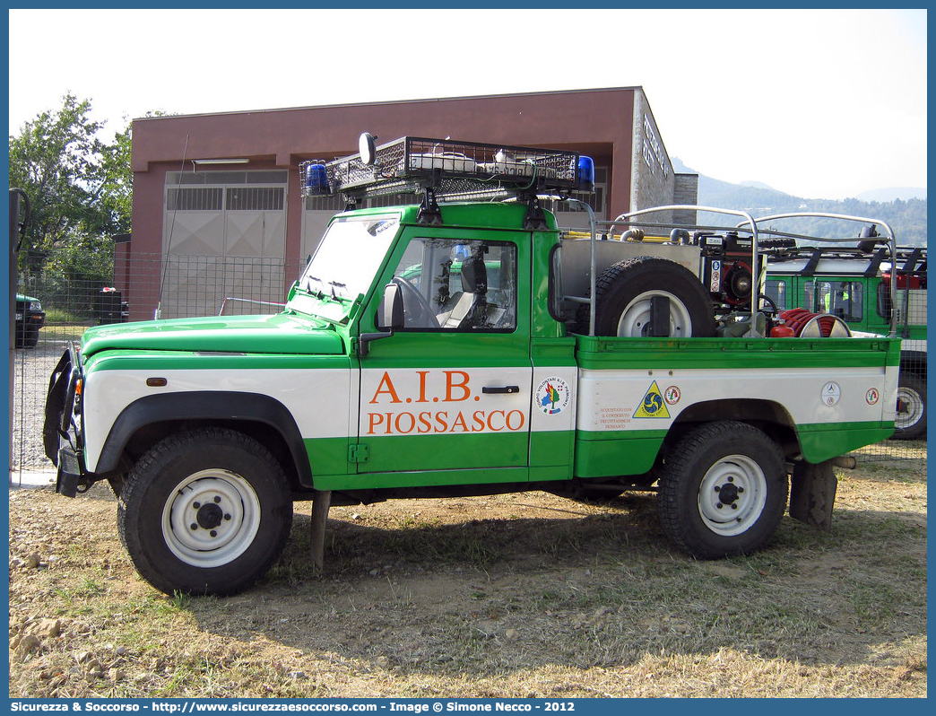 -
Corpo Volontari Antincendi Boschivi
Piossasco (TO)
Land Rover Defender 130
Parole chiave: Corpo;Volontari;Antincendi;Boschivi;AIB;A.I.B.;Piemonte;Land Rover;Defender;130;Piossasco