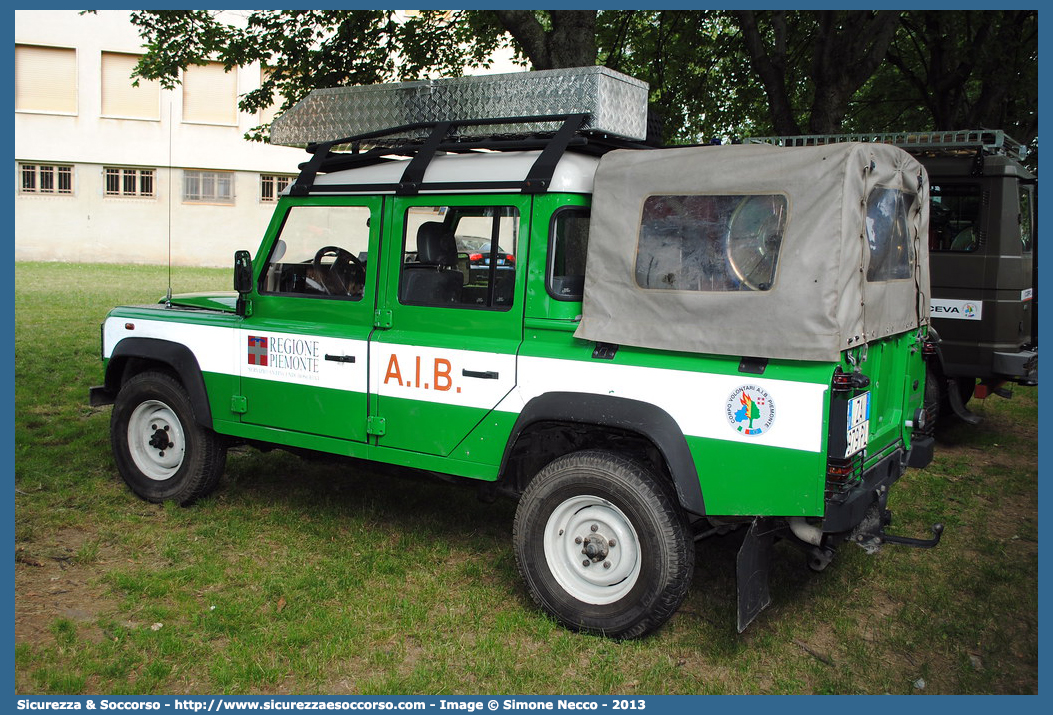 -
Corpo Volontari Antincendi Boschivi
Land Rover Defender 110 Crew Cab
Parole chiave: Corpo;Volontari;Antincendi;Boschivi;AIB;A.I.B.;Piemonte;Salussola;Land Rover;Defender;110;Crew Cab