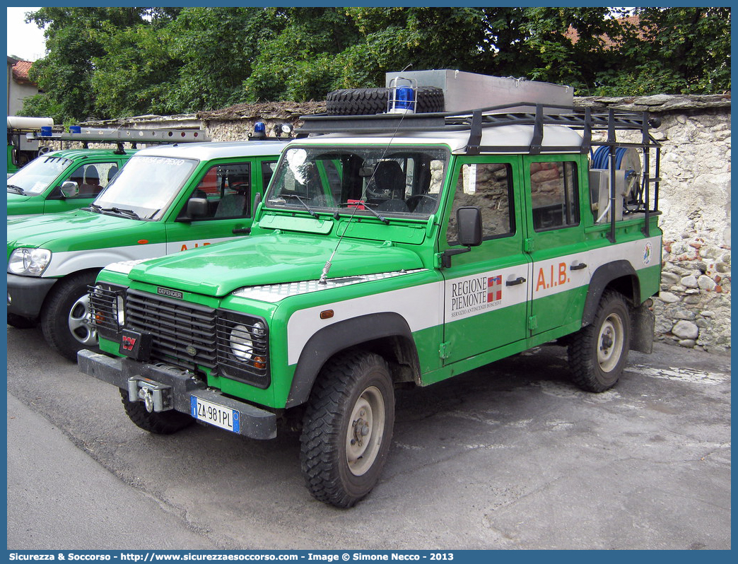 -
Corpo Volontari Antincendi Boschivi
Land Rover Defender 110 Crew Cab
Parole chiave: Corpo;Volontari;Antincendi;Boschivi;AIB;A.I.B.;Piemonte;Salussola;Land Rover;Defender;110;Crew Cab